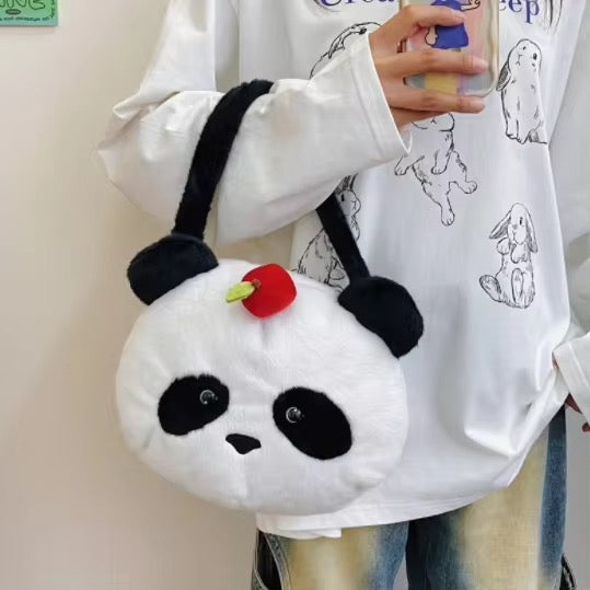 Panda Fur Hand Bag