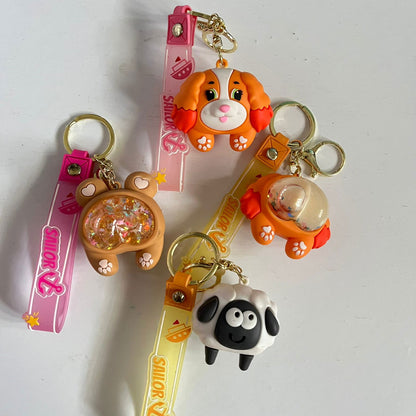 Animals with Bubble Butt Keychain - 