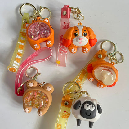 Animals with Bubble Butt Keychain - 
