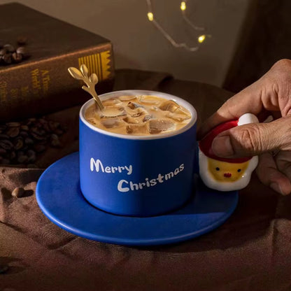 Santa Handle Cup & Saucer Set