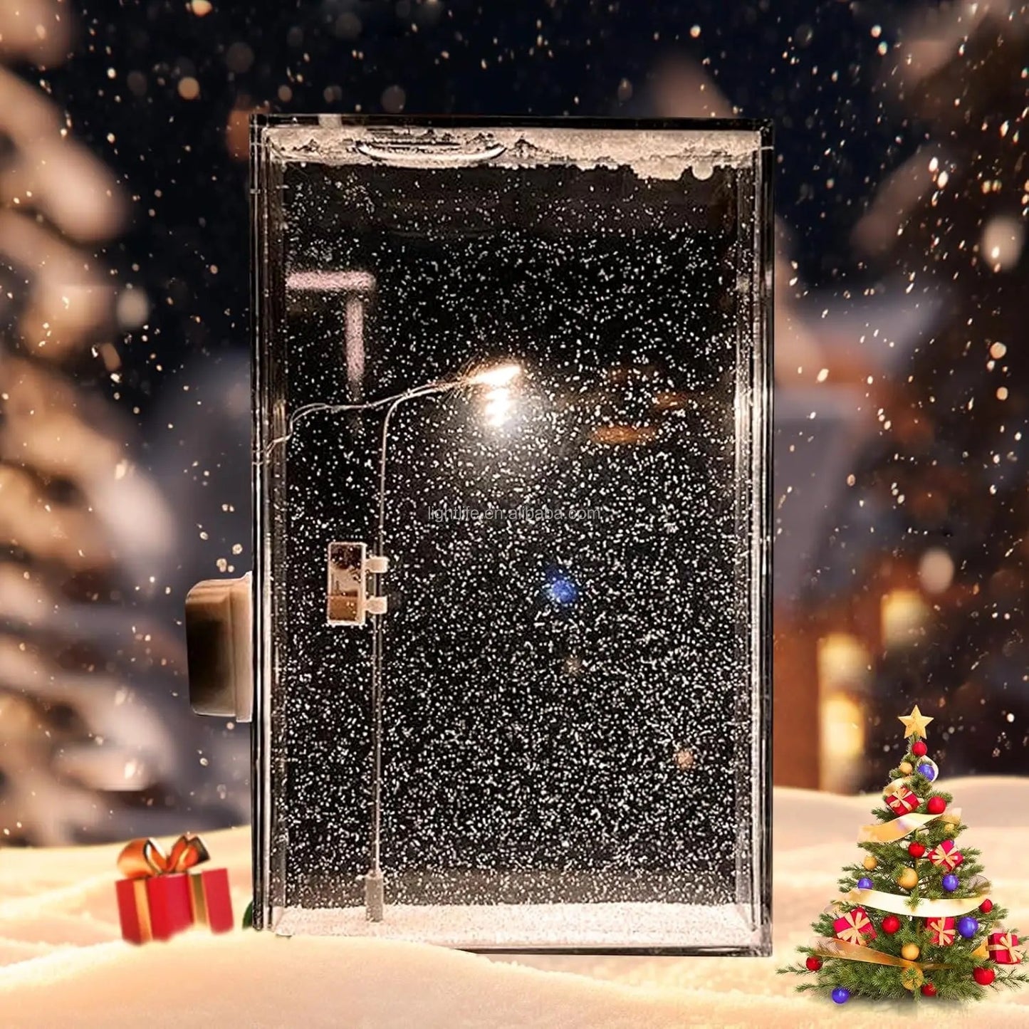 Christmas Street DIY Snow Lamp