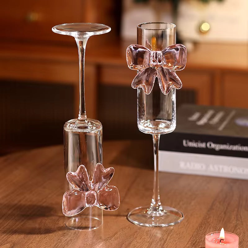 Bow Champagne Flute Glass