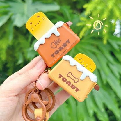 Bread Toast Keychain
