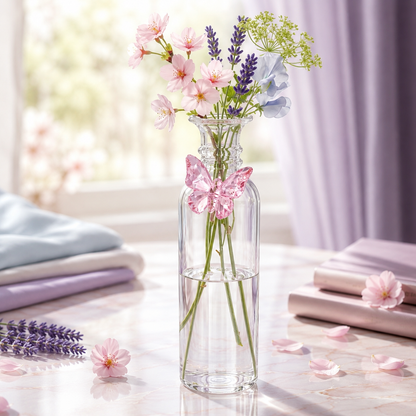 Pinteresty Butterfly Borosilicate Vase