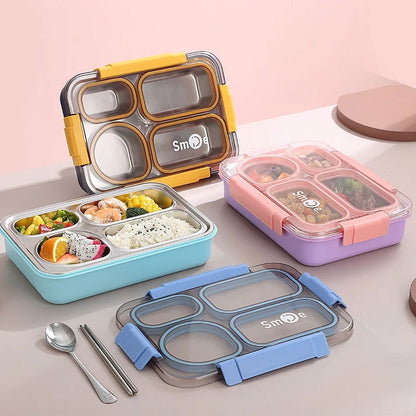 Bento Lunchbox - 4 Grid - 