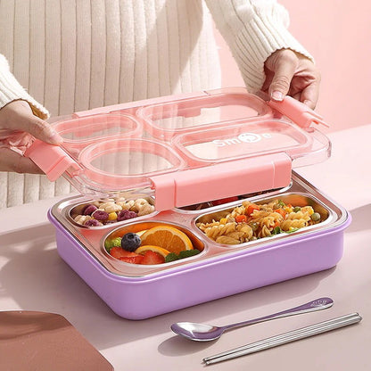 Bento Lunchbox - 4 Grid - 