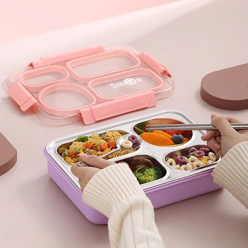 Bento Lunchbox - 4 Grid - 