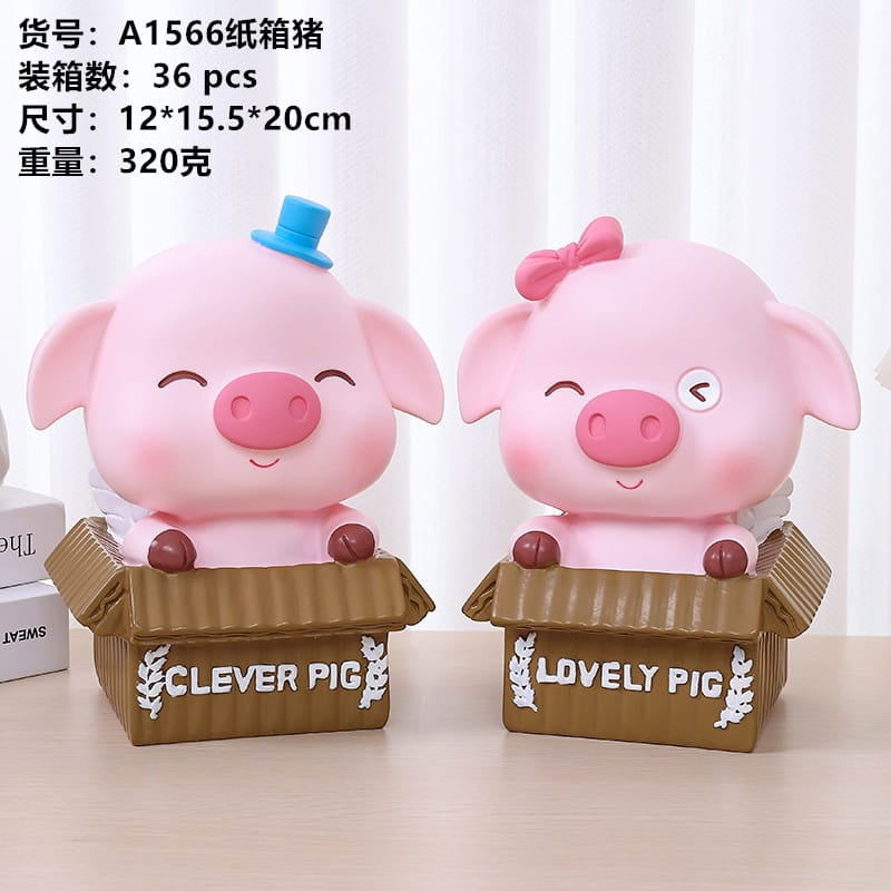 Blushing Pig Piggy Bank - 