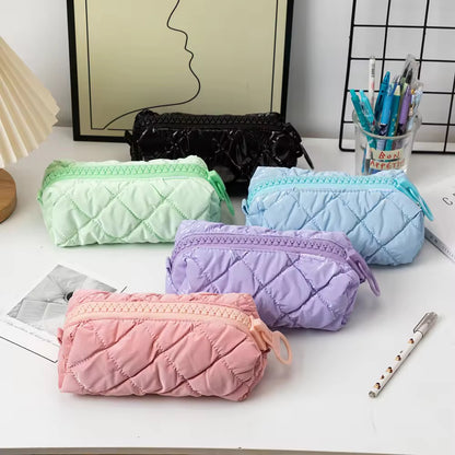 Pastel Big Zipper Pouches
