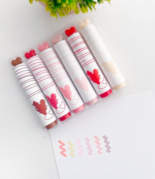 Peek A Boo Heart Highlighters