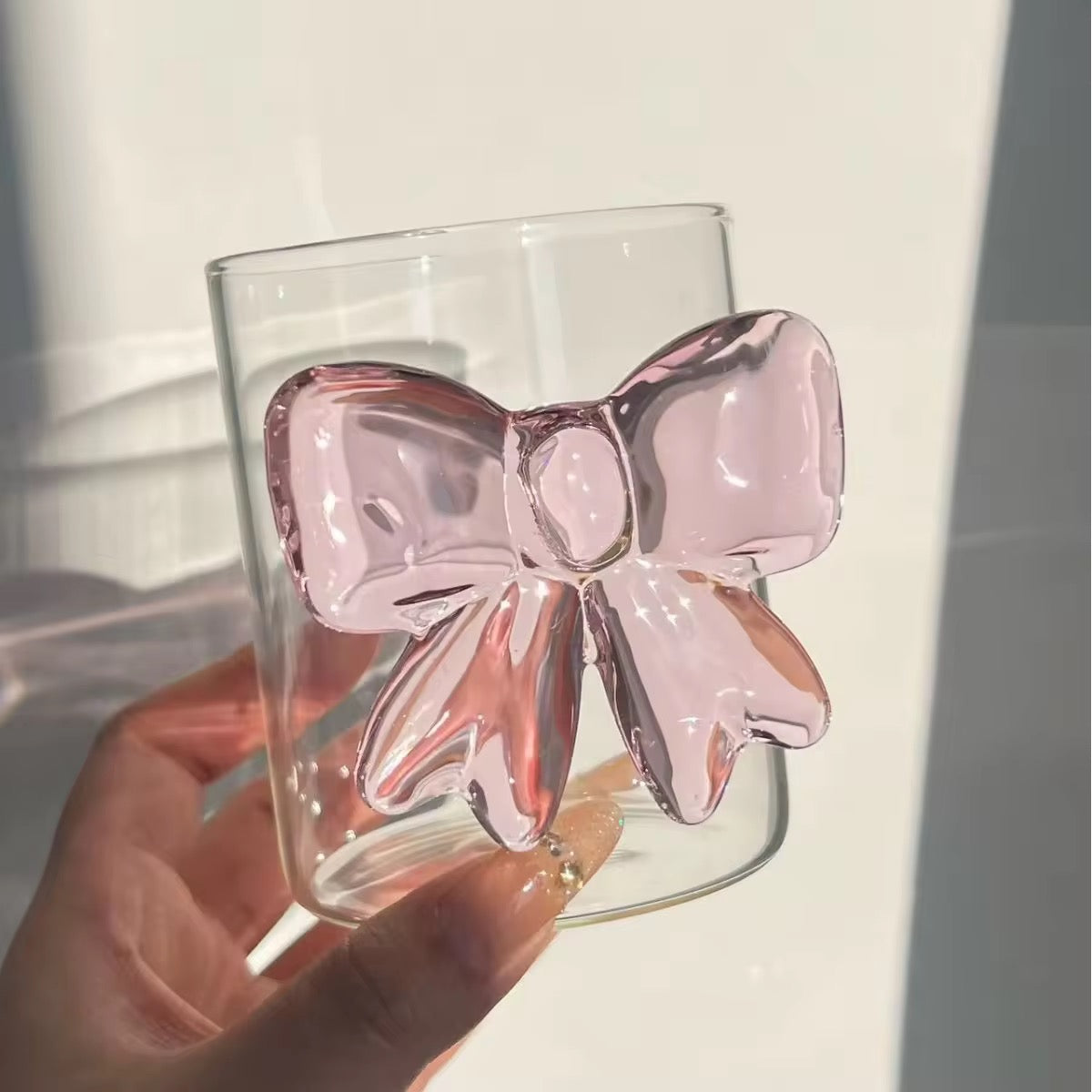 Cute Aesthetic Bow Glass (Pre-order)