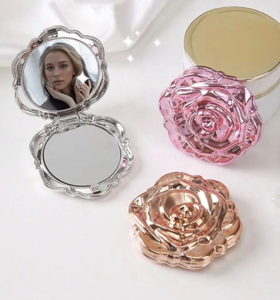 Rose Pocket Mirror