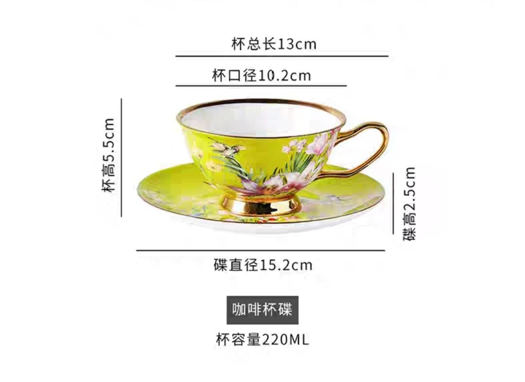 Royal Classic Floral Mug & Saucer Set (Limited Edition)