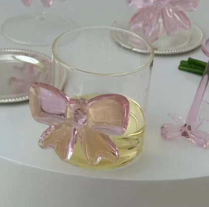 Cute Aesthetic Bow Glass (Pre-order)