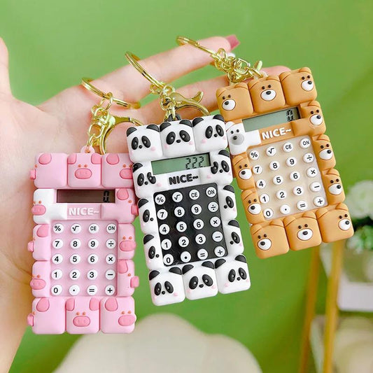 Calculator + Maze Game Keychain - 