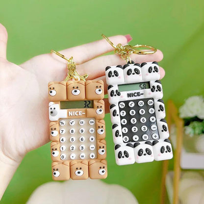 Calculator + Maze Game Keychain - 
