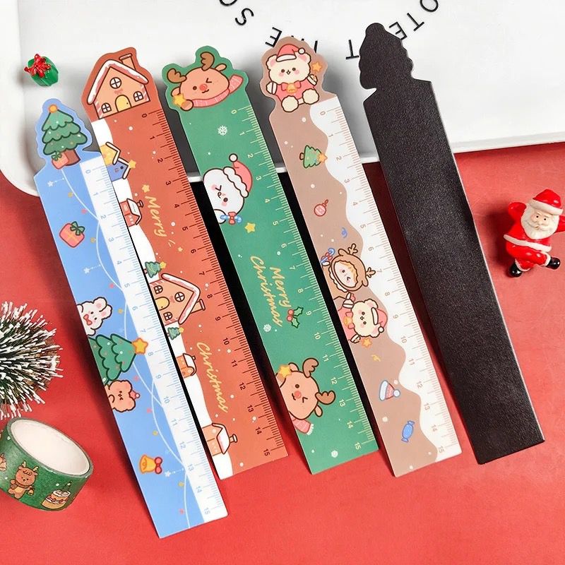 Christmas Themed Magentic Rulers - 