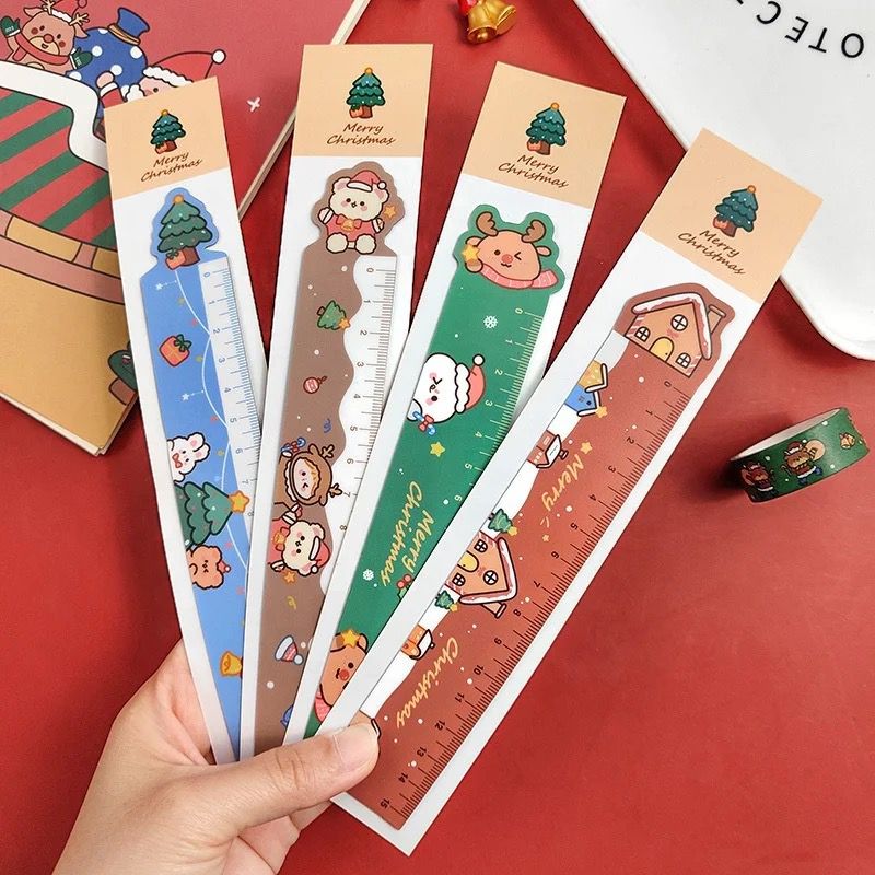 Christmas Themed Magentic Rulers - 