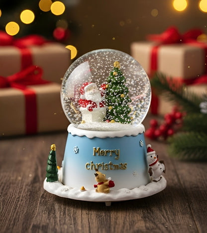 Santa Musical Globe