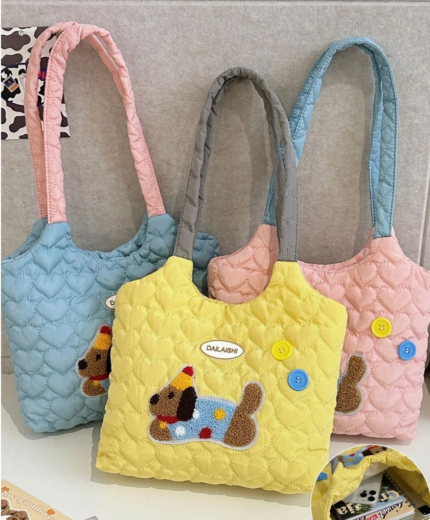 Quirky Pastel Tote Bags