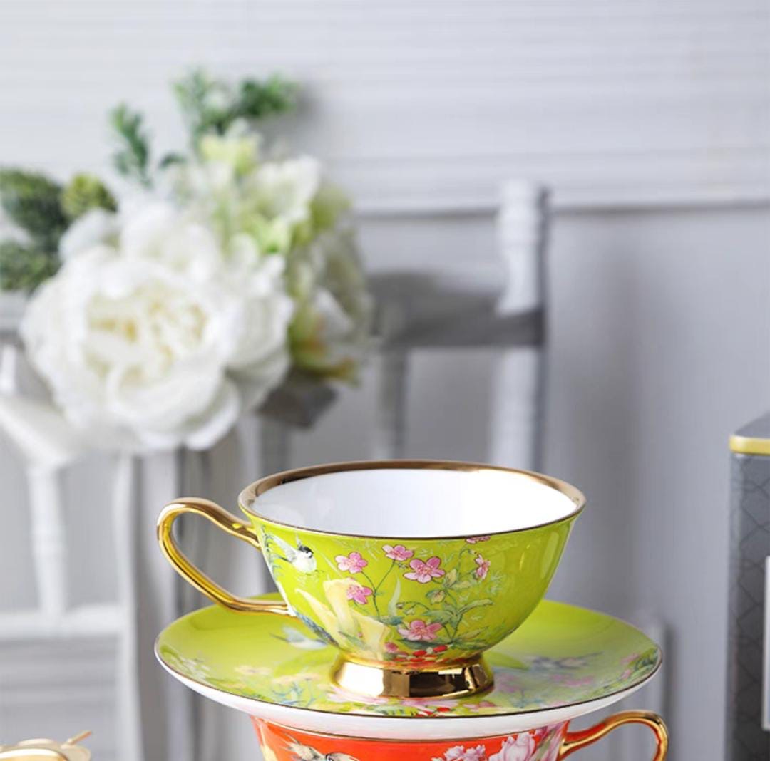 Royal Classic Floral Mug & Saucer Set (Limited Edition)