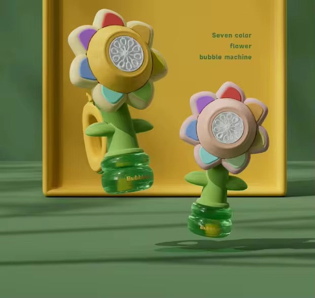 Sunflower bubble machine