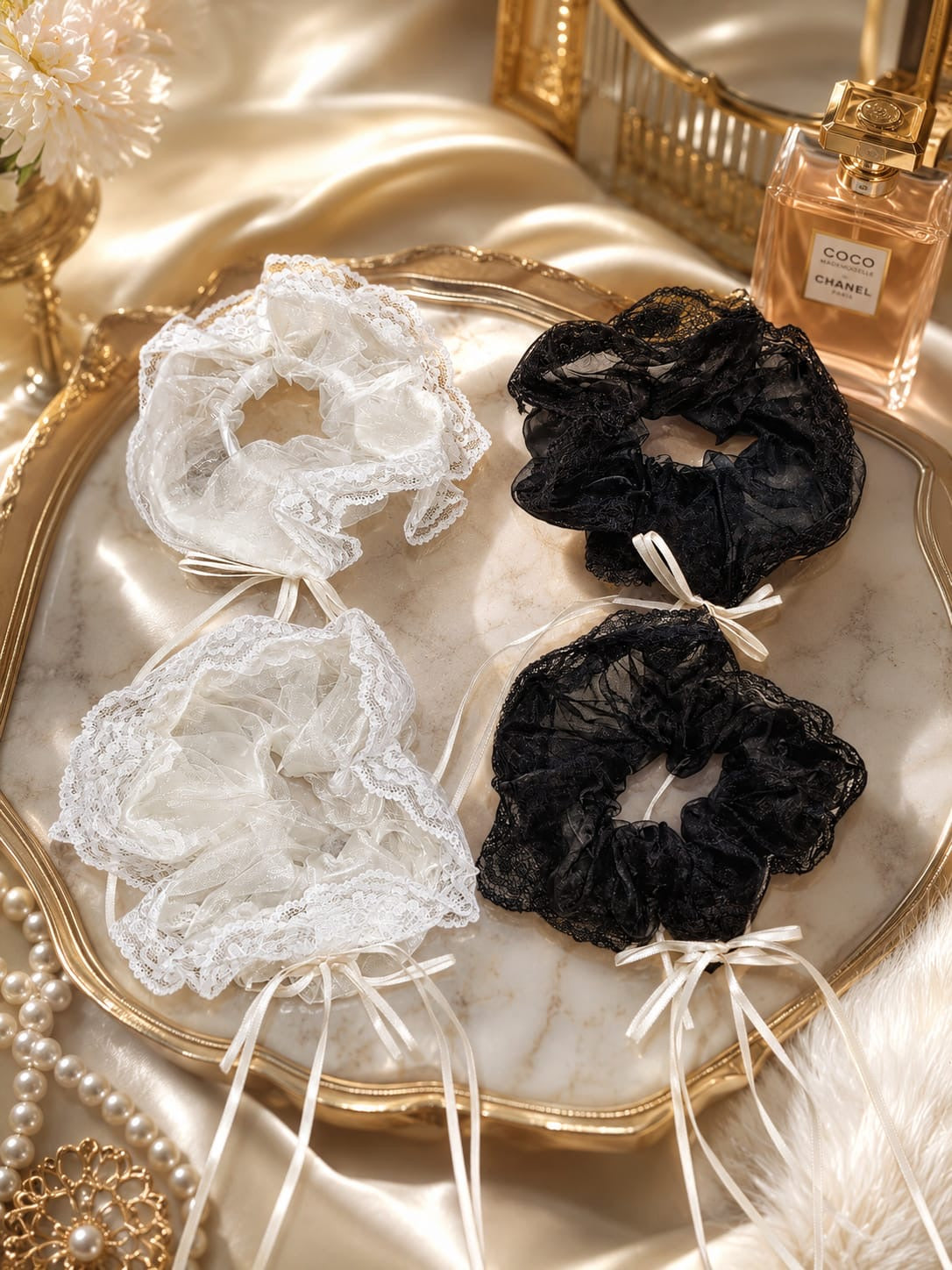 Korean Organza Scrunchie