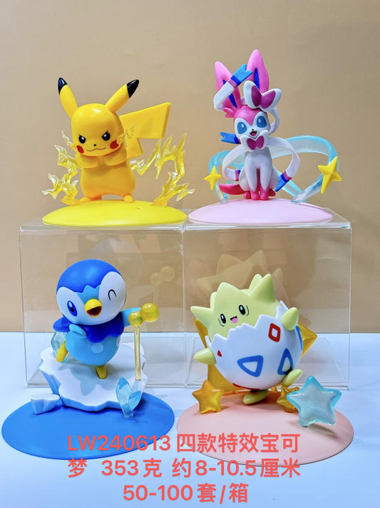 Pokemon Figures (Set Of 4)