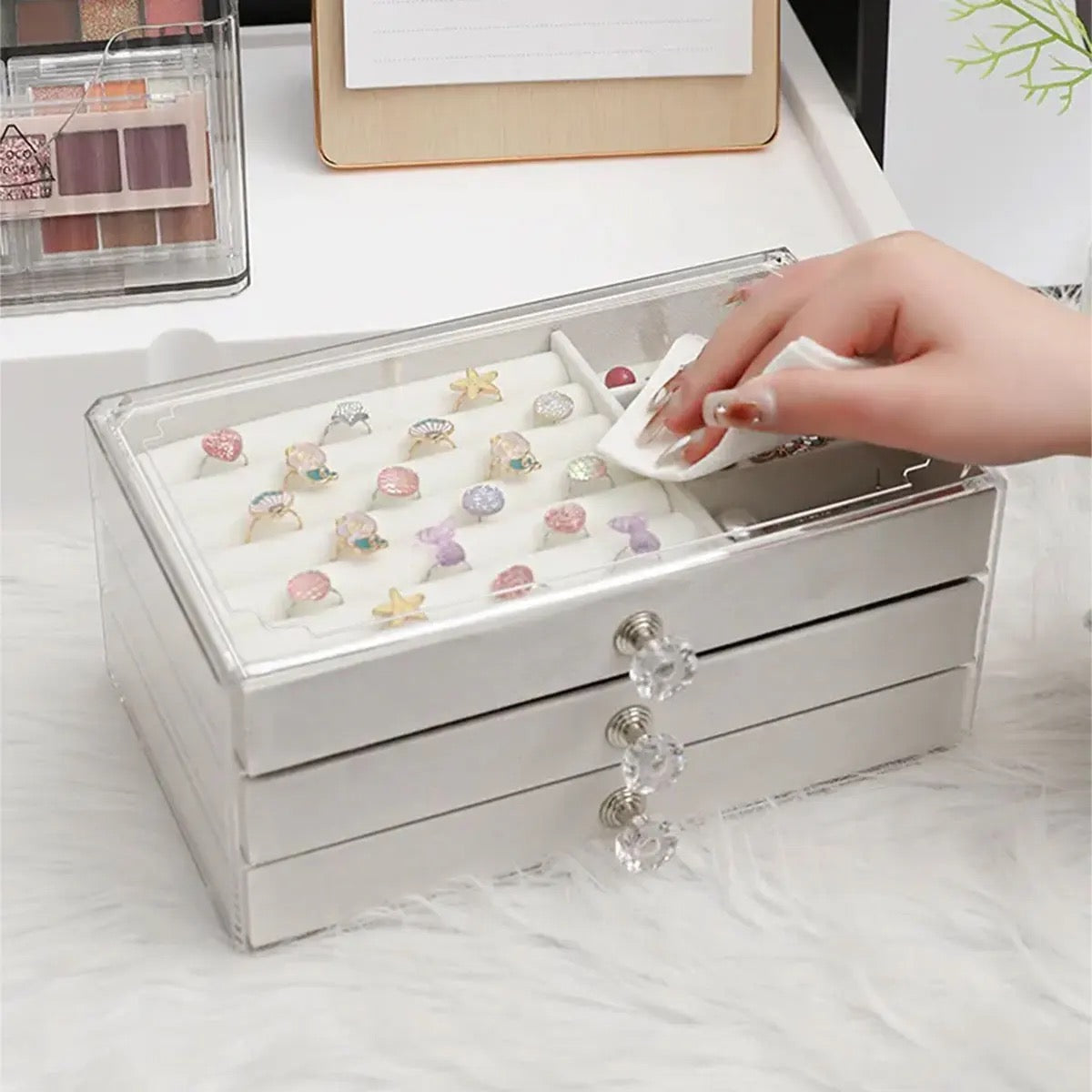 3 Layered Jewellery Organiser
