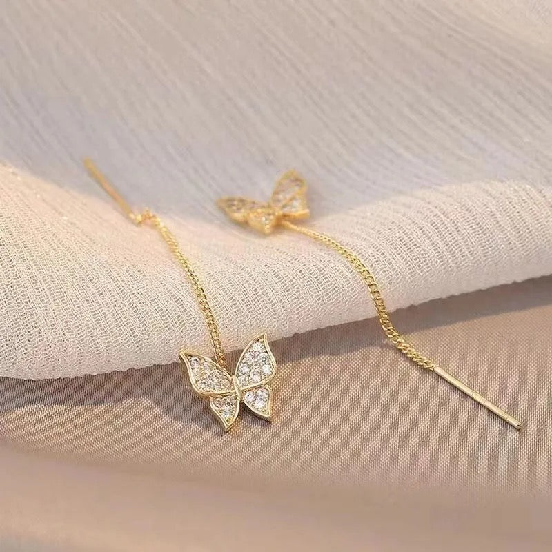 Korean Luxury Butterfly Earrings
