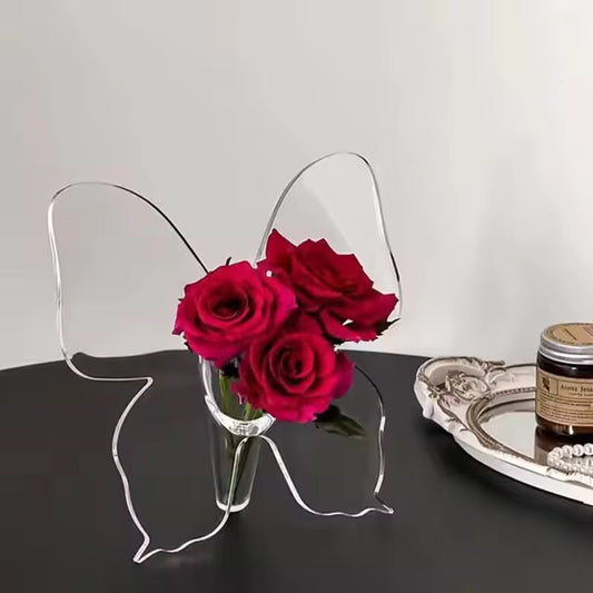 Acrylic Butterfly Vase