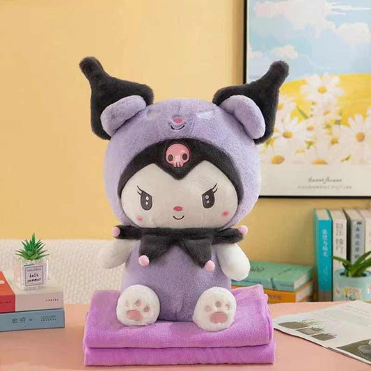Kuromi blanket + Toy