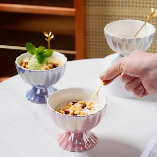 Holographic Ice Cream Bowl