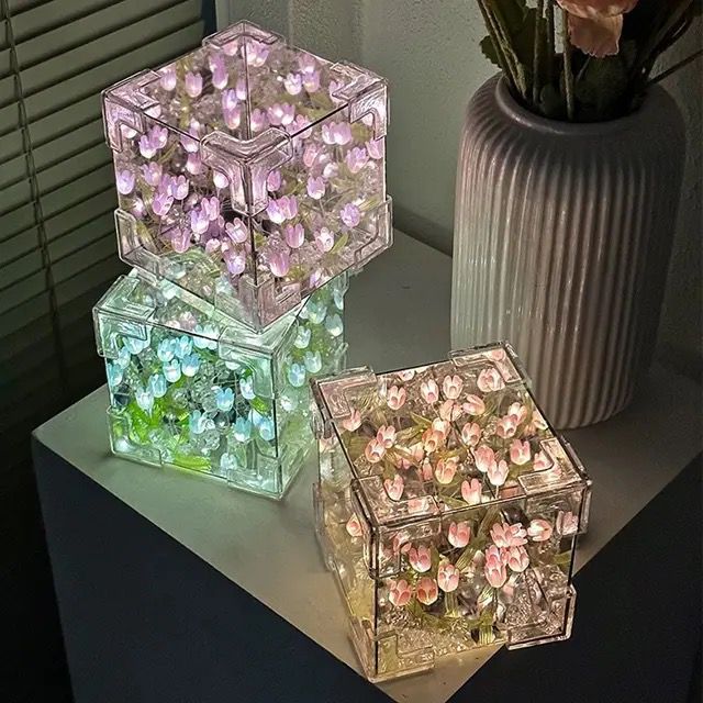 DIY Tulip Night Lamp - 