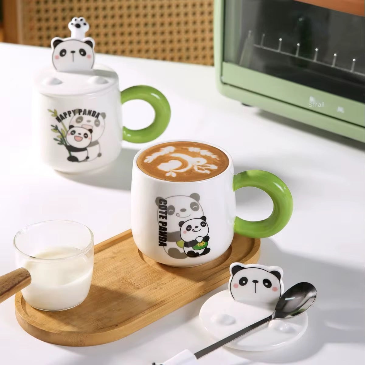 Panda Mug With Spoon