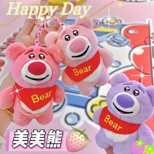 Lotso Bear Plush Bagcharm/ Keychain