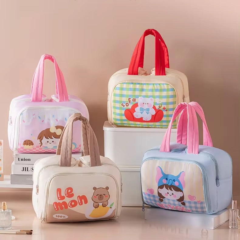 Kawaii sweet themed cosmetic pouch