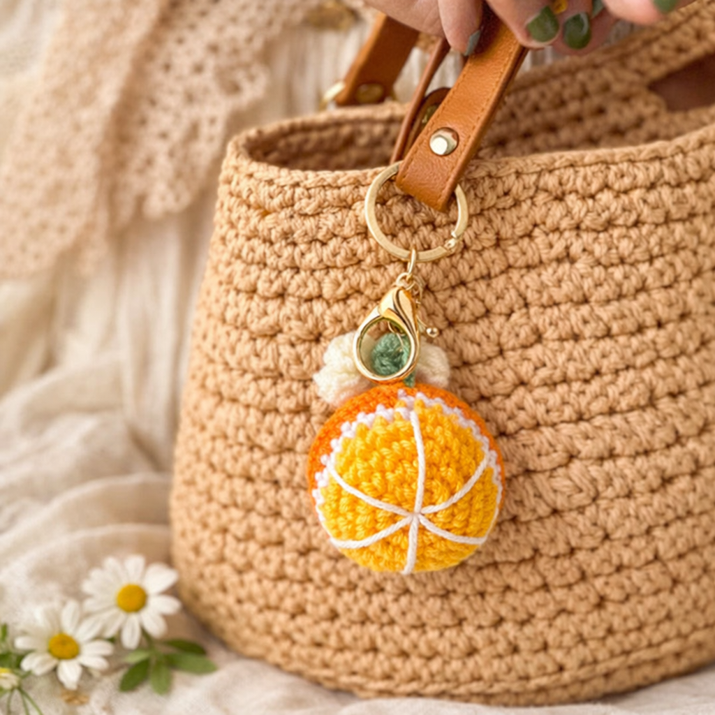 Crochet Fruit Keychain / Bag Hangings