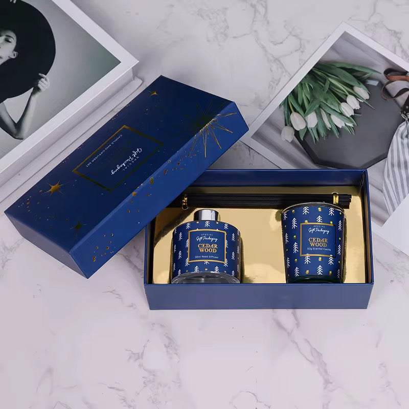 Christmas Reed Diffuser & Candle Gift Set