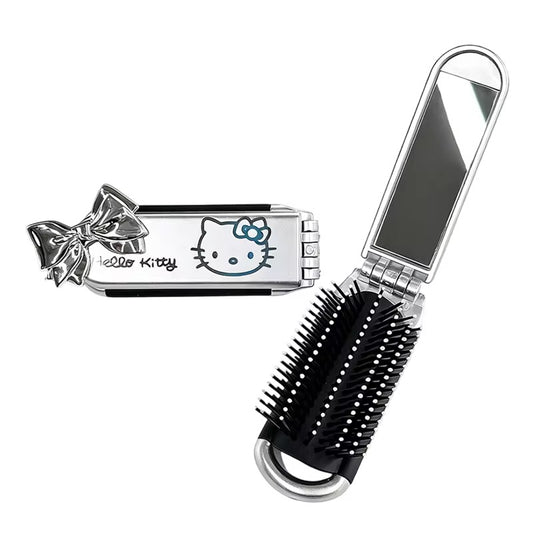 Hello Kitty Folding Mirror & Comb