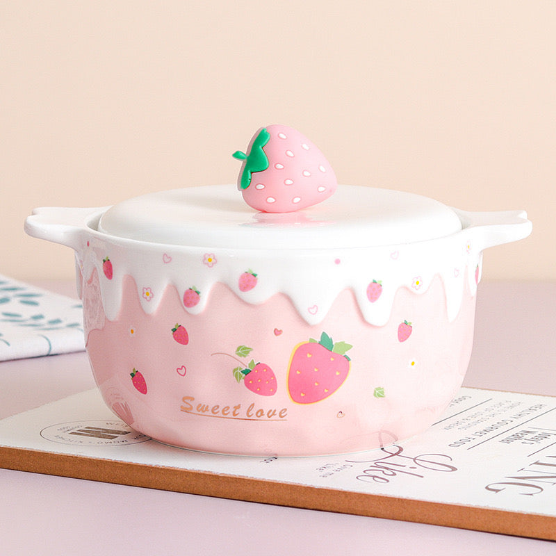 Strawberry Casserole / Ramen Bowl