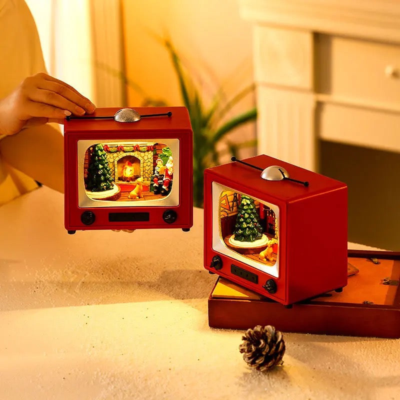 Vintage Retro TV Musical Box