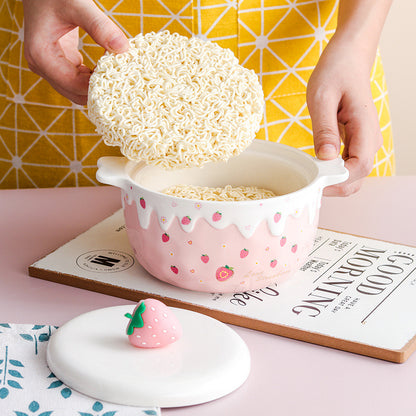 Strawberry Casserole / Ramen Bowl