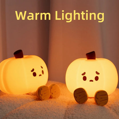 Pumpkin Silicon Touch Lamp