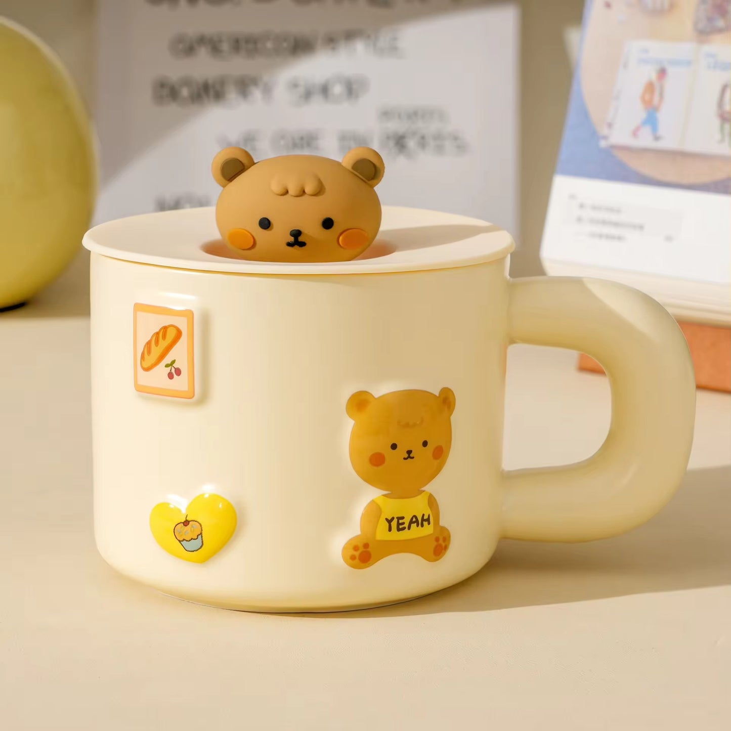 Teddy Bear Pastel Mug