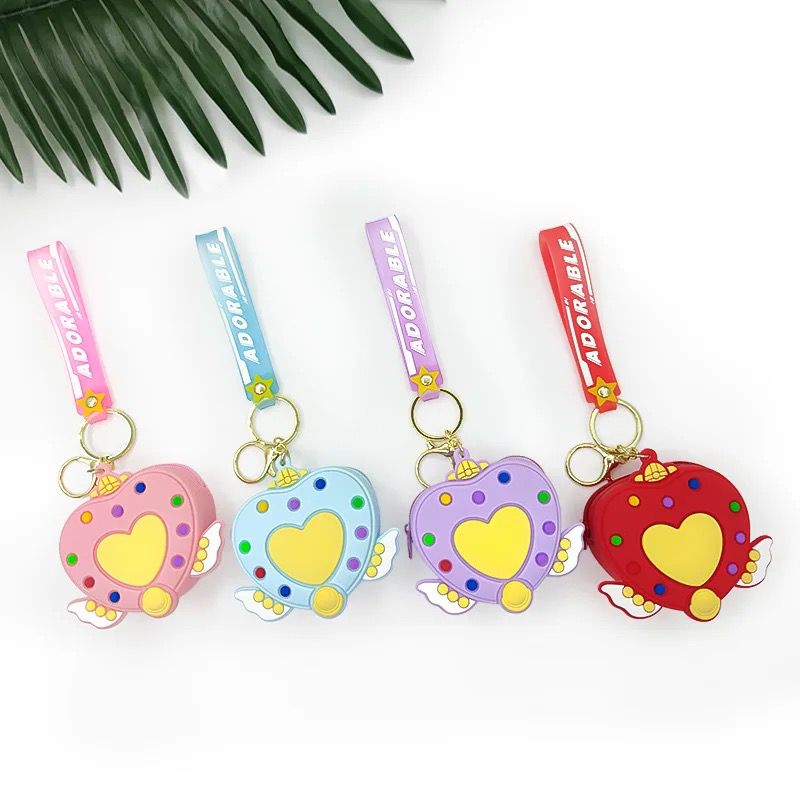 Heart Wings Silicon Pouch - 