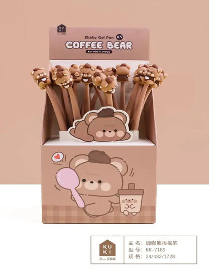 Kawaii Bear Shake Gel Pen - 
