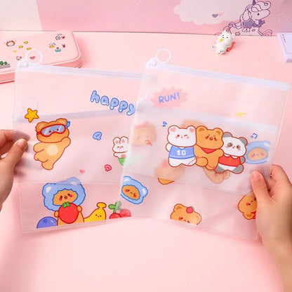 Kawaii Bear Zipper Pouches - 