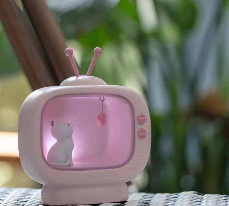 Kawaii Cat TV Lamp - 