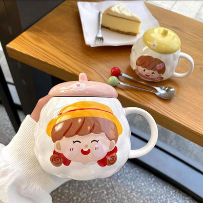 Kawaii Girl Coffee Mug - 